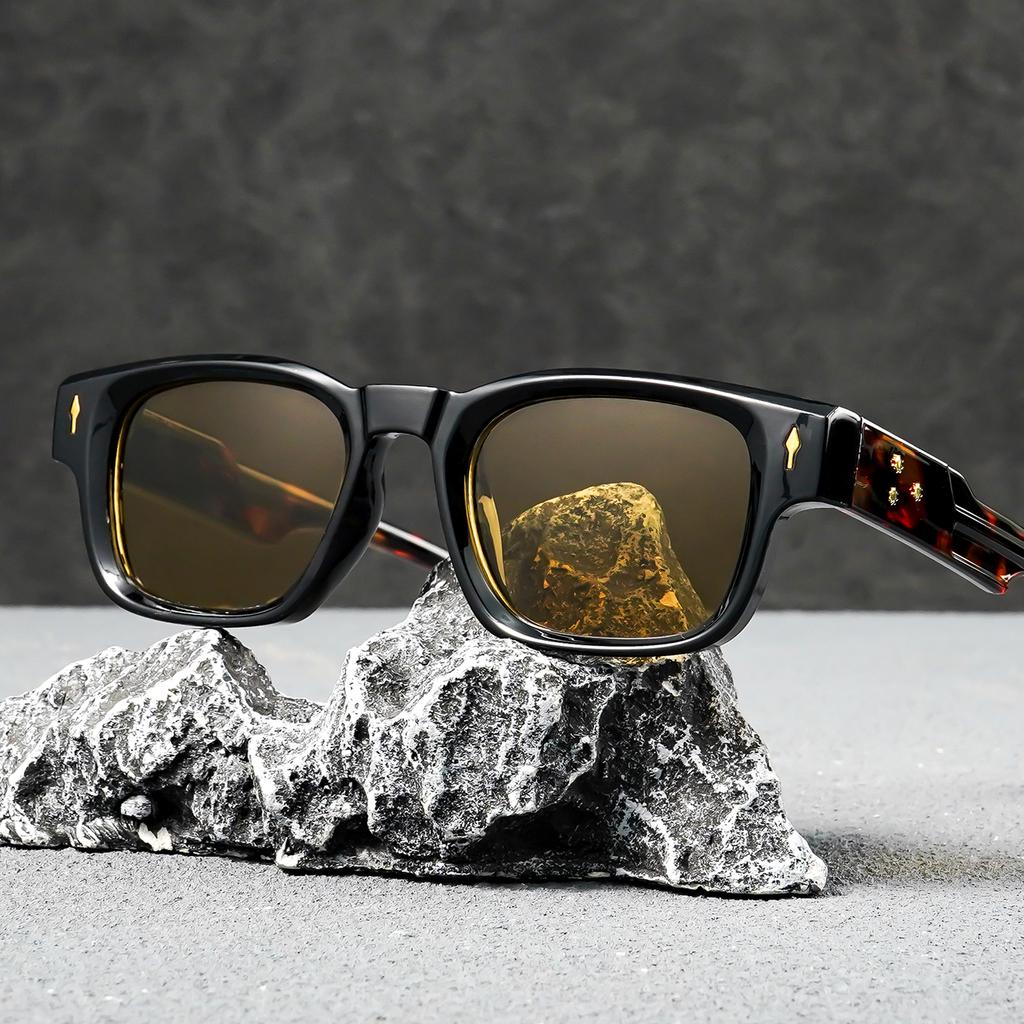 Trendy Retro Hip-Hop Fashion Sunglasses For Men - Fashionable Streetwear Accessory