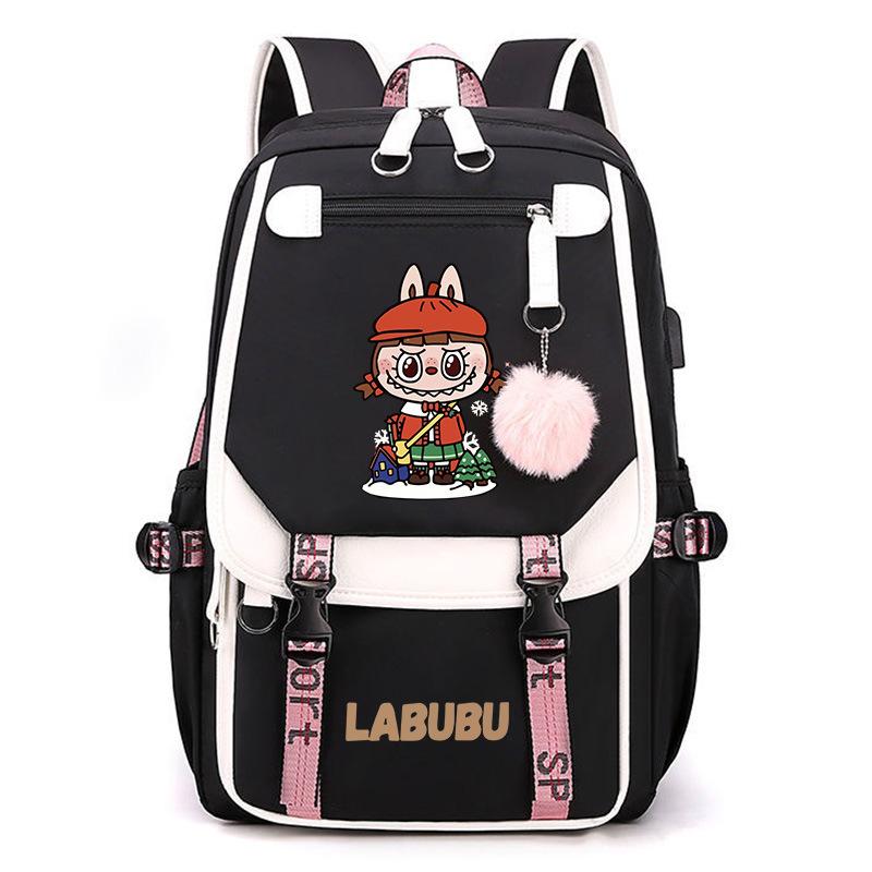 2024 New Labubu Labubu Primary School Schoolbag Boys 1236 Grade Boys Children Backpack