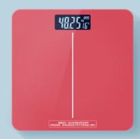 Digital Bathroom Scale Highly Accurate Body Weight Scale With Lighted LED Display Round Corner Design Weight Scale