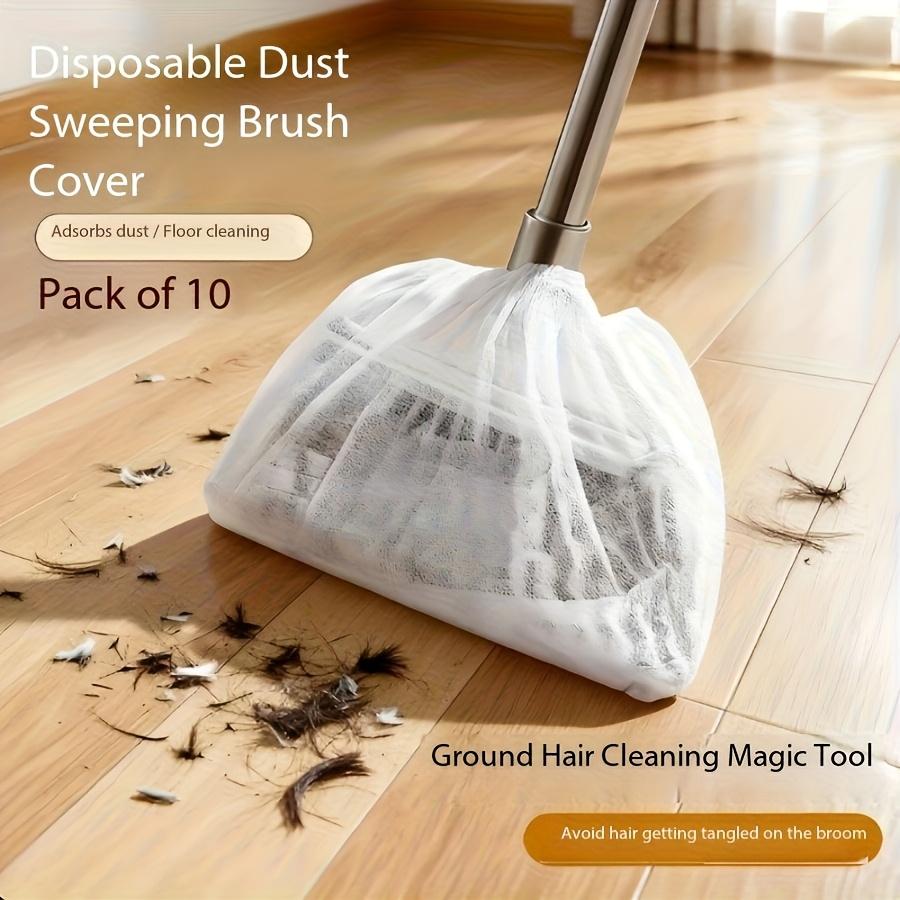 Disposable Broom Cover Net Non Woven Cleaning Cloth Ground Hair Cleaning Cover Electrostatic Adsorption Hair Dust for Floor Mop