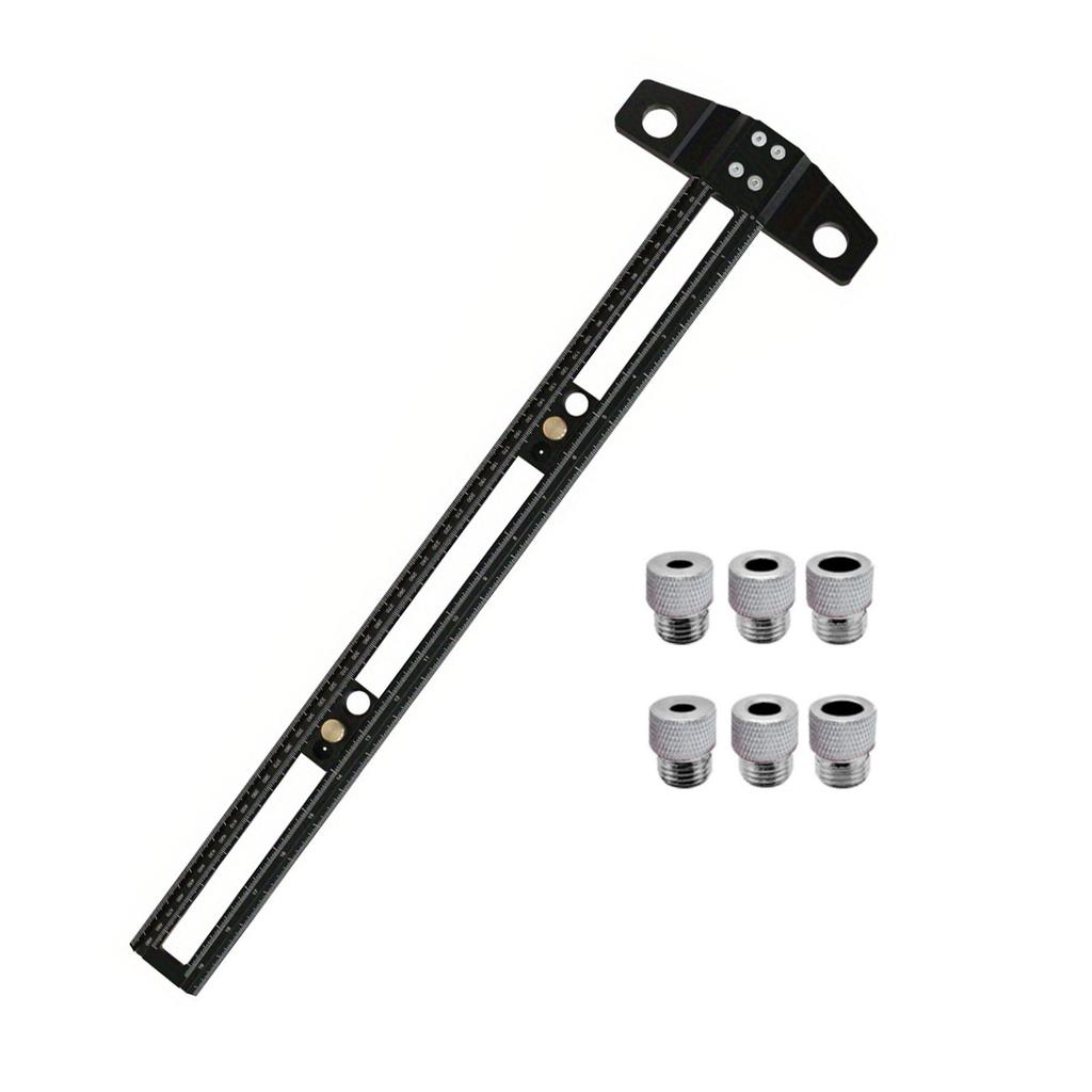 Functional Angles and Marking Ruler Positioning Tool for Home Renovations and Woodcrafts with Long Time Finish