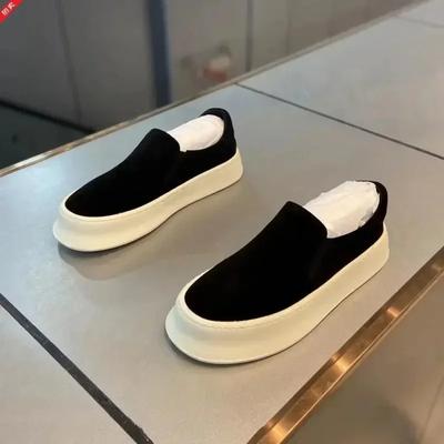 Herenschoenen 2025 Lente Nieuwe Modieuze Laag Uitgesneden Ademende Canvas Casual Schoenen Zachtzool Lichtgewicht Rijschoenen Boardschoenen