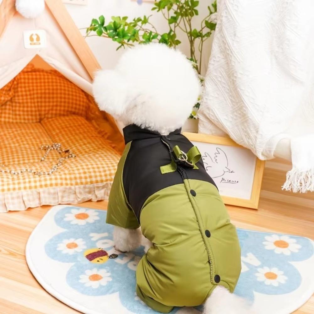 Dirt Resistant Protective Romper Autumn Winter Comfort Jumpsuit Dog Bodysuit For Puppy Small Dogs