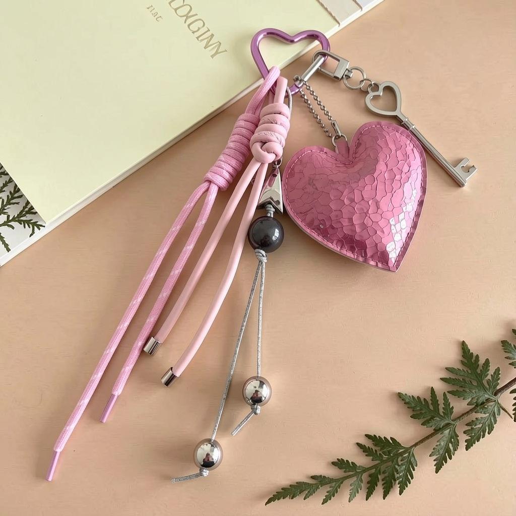 Lady's Fashion Five-Pointed Star Bag Pendant Car Dopamine Matching Hand Gift Hanging Rope Accessories Bag Charm