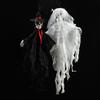 Spooky Hanging Ghost Decoration for Halloween, Bar KTV Horror Props, Skeleton Veil for Haunted House Door, Creepy Party Hanging Ornaments
