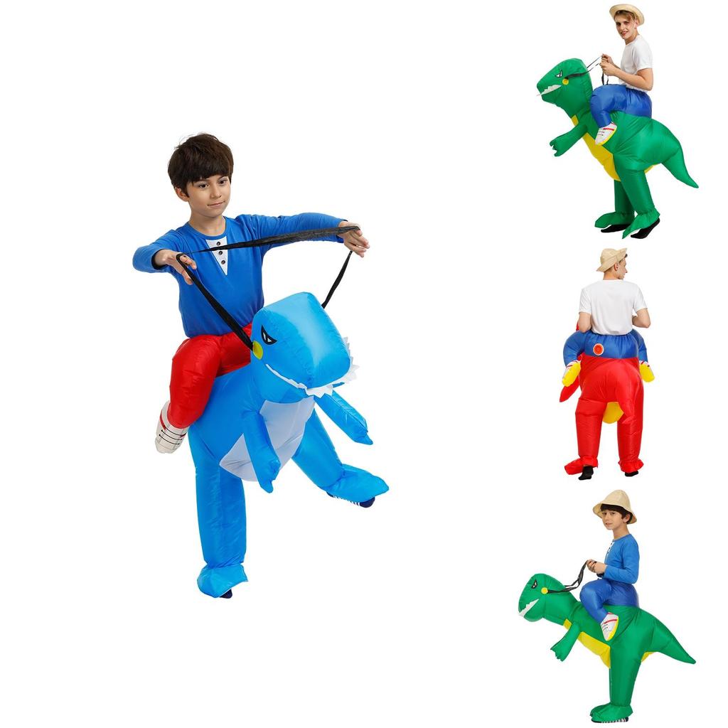Waterproof Inflatable Dinosaur Costume With Durable Material For Halloween And Cosplay
