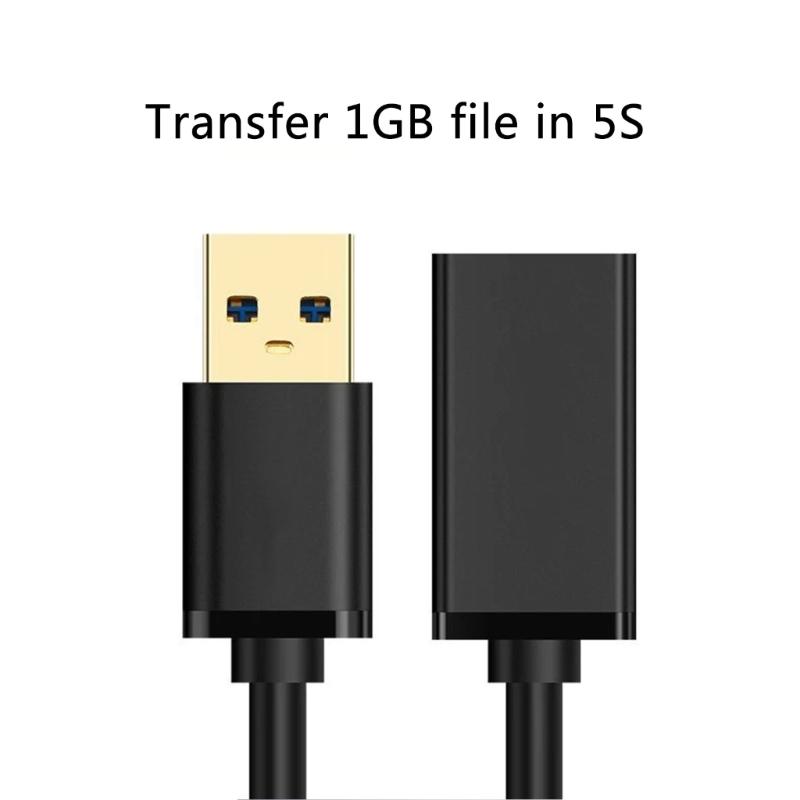 USB 3.0 A To A Extension Cord with Copper Connectors USB Extension Cable for USB Drive