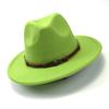 Jazz Hat Season Belt Top Hat Woolen Hat Felt Hat Versatile Trend