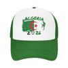 Algerien Fußball Fan Grüner Sonnenhut Lässige Unisex Damen Netz Trucker-Mütze Großhandel Snapback Kappe Geschenkidee