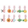 20pcs Pet Fruit Hair Clips Resin Pet Fruit Hairpin Pet Hair Grooming Accessories for Birthday Parties Weddings