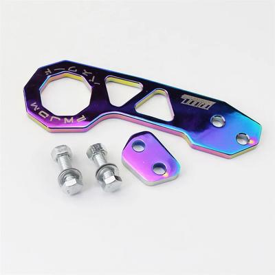 JDM Style Car Rear Bumper Tow Hook Thickened Aluminum Alloy Trailer Towing Tools