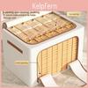 Cloth Storage Bin With Handles For Home Organization And Moving Solutions