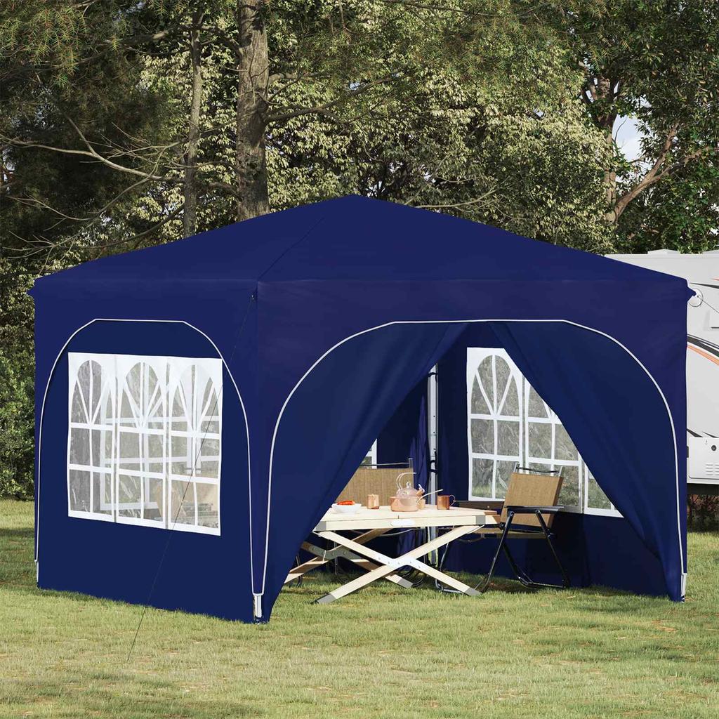 Pop Up Party Tent 290 X 290 X 245 Cm Blue