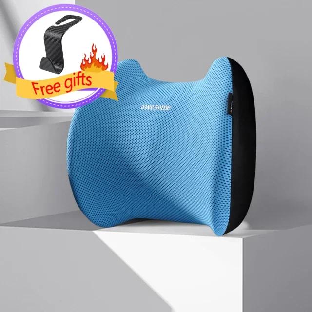 Universal Car Headrest Lumbar Memory Foam Cervical Lumbar Support Car Headrest Backrest Pillow Office Car Interior Accessories