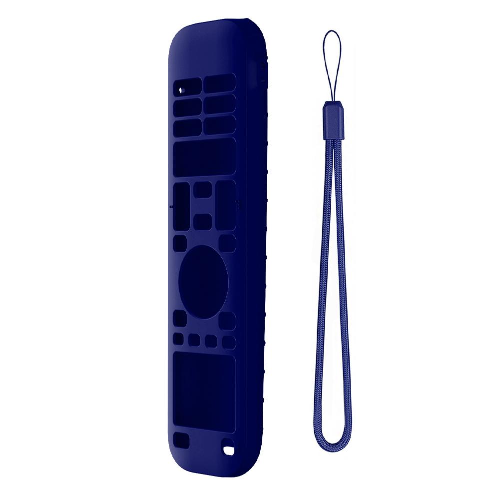 

Силиконовый защитный чехол противоскользящий пульт дистанционного управления моющийся со съемным шнурком против потери для Hisense EN2A30 EN2P30H EN2J30H темно-синий