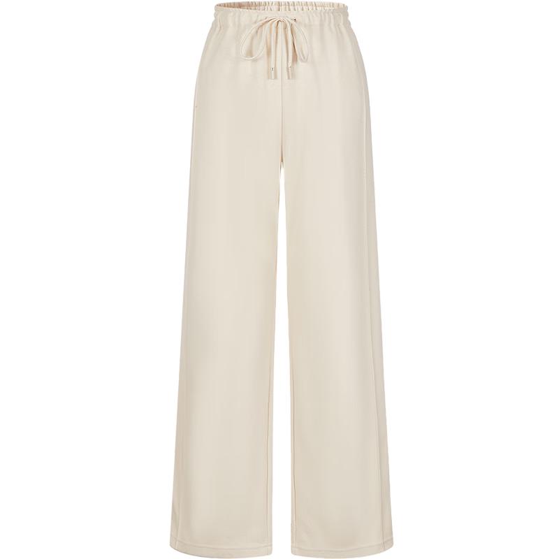 Jiuzi Annakou Women's Relaxed Fit Draped Straight-Leg Trousers