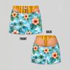 Herren Strandshorts Hawaiianische Badeshorts für den Sommer