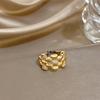 Greatera Hollowed-out Chain Spliced Copper Bracelet Ring Combination Fashion Cubic Zircon Filled Popular Versatile Women Jewelry