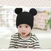 Baby Cap Cotton Unisex Baby Hat Elastic Black Ear Newborn Cap Head Scarf for Spring Autumn