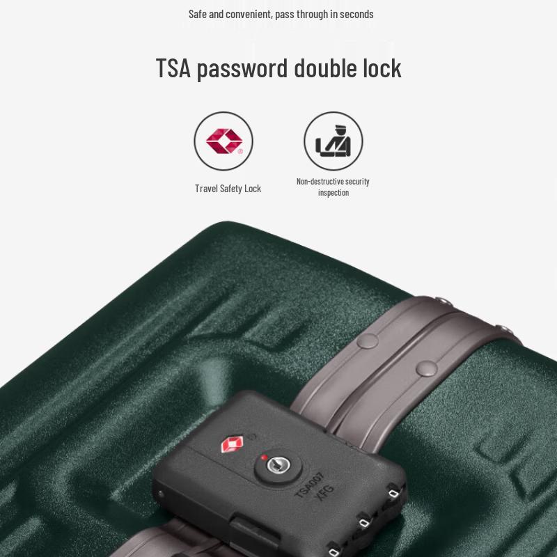 OIWAS Aluminum Frame PC Hard Shell Luggage