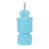 Full Body Bath Pillow Soft Comfortable Support Strong Suction Cup Non Slip Bathtub Cushion for Adults Blue