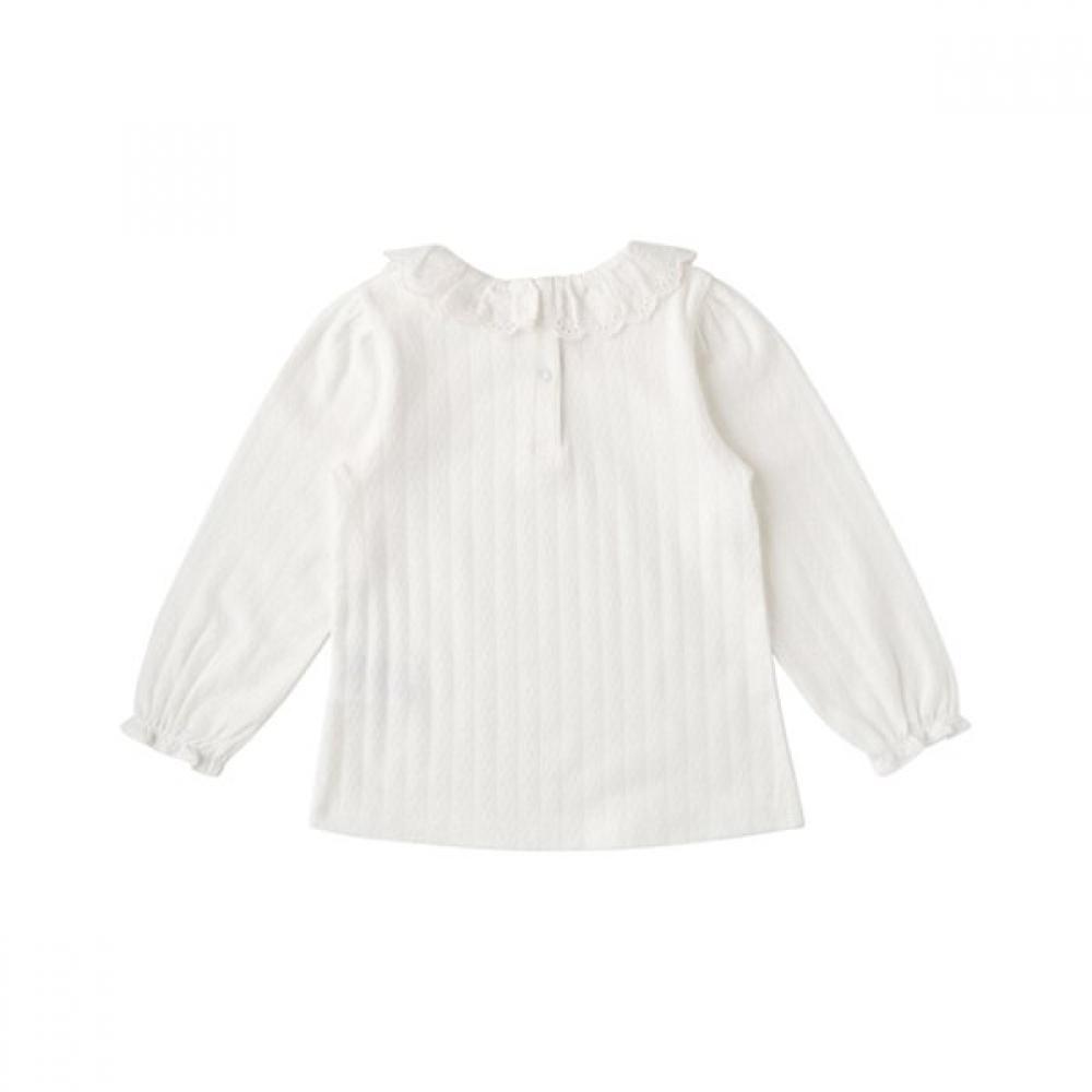 Mink Mui Lace Frill Collar T shirT 36115 330 03