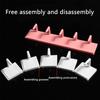 10Pcs/Set Nail Practice Display Stand Detachable Nail Training Holder Plastic False Nail Polish Color Display Shelves Base
