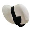 Cloche Hat Handmade Straw Hat Elegant Sun Hat Surprise Gift for Girlfriend for Vacations French Style