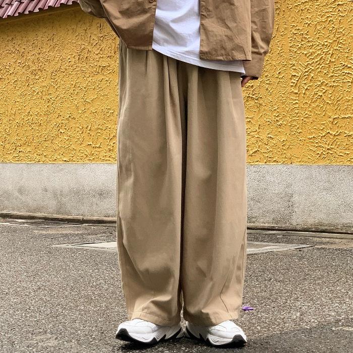 

2025 Harajuku-Style Loose Wide-Leg Cotton Trousers: Spring/Autumn Casual Streetwear L [up to 57.5 kg] хакі