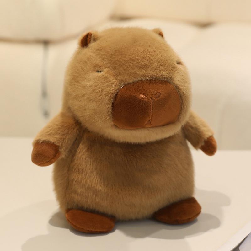 

New big-bellied animal series doll plush toy bear Kapibara throwing doll birthday gift 22cm【0.22kg】