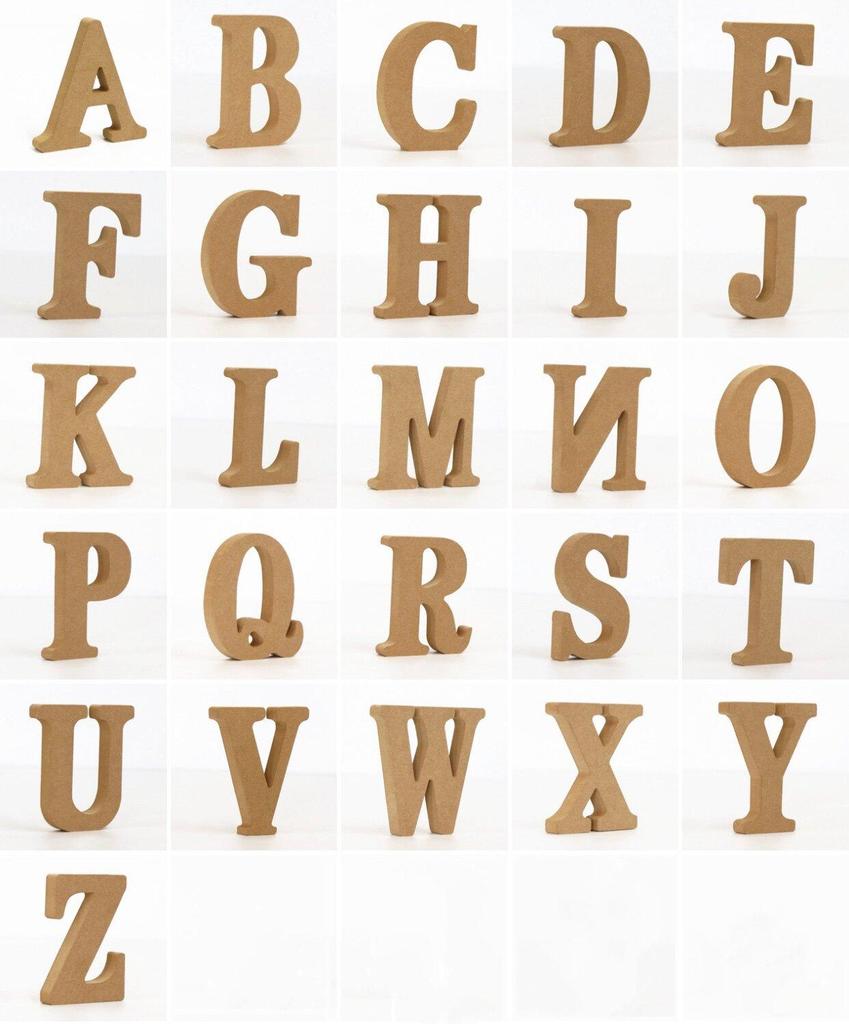 Freestanding DIY Wooden Letters & Numbers: Home, Wedding, and Photography Decor