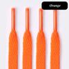 White Flat Sport Shoelaces Thick Non-Elastic Sneaker Lace for Women Leisure Shoe String Accessories