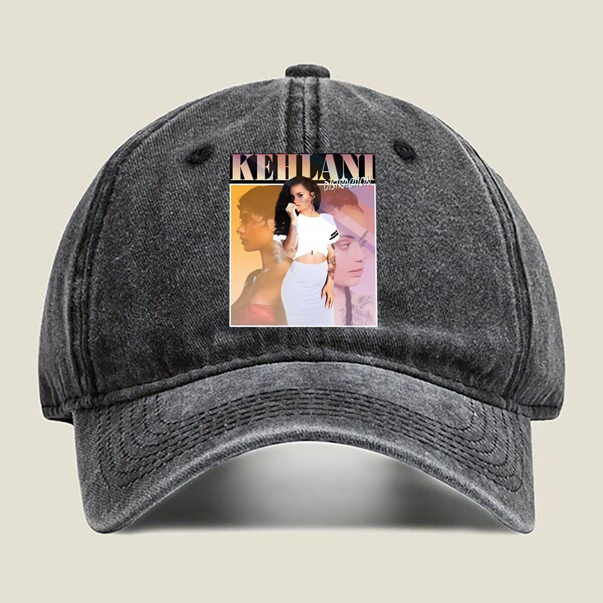 Kehlani Album Cover Fashion Washed Baseball Cap Outdoor For Womens Unisex Female Beach Dad Hat Hip Hop One Size чёрный