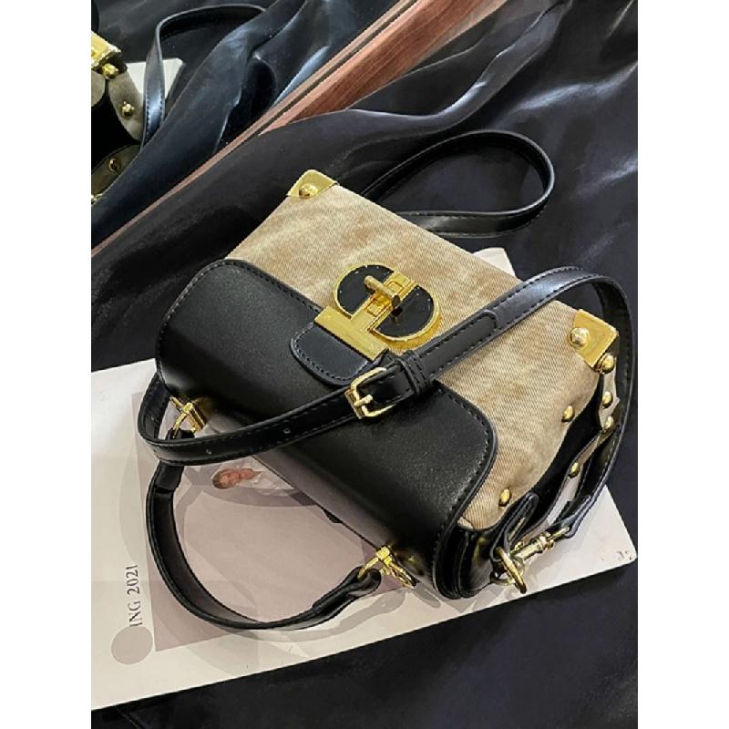 Luxury Designer Box Square Crossbody Bag For Women 2024 New Brand High Quality PU Tote Bag Fashion Giils Mini Handbag