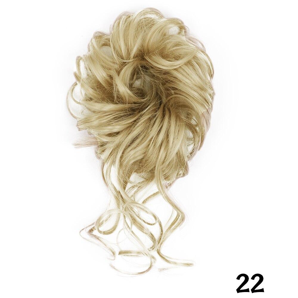 

Женский шиньон MERISIHAIR из синтетического волокна, эластичный шиньон для вьющихся волос, черный, коричневый China