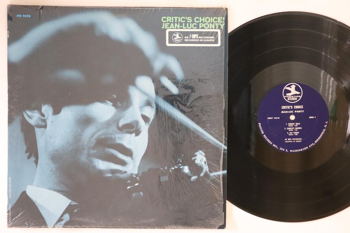 

LP Record JEANLUC PONTY Critics Choice PRST7676 PRESTIGE 1969 US Jazz Used
