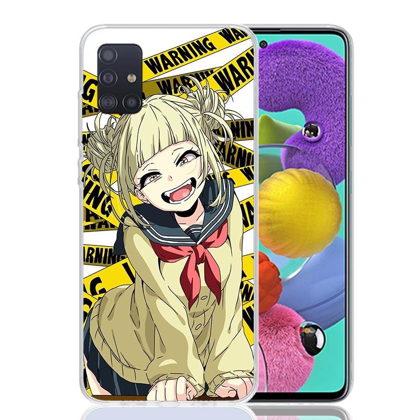 Himiko Toga My Hero Fashion Phone Case For Samsung Galaxy A52 A32 A22 A12 A02S A50S A30S A51 A31 AA71 Note 20 Ultra 10 S10 Plus