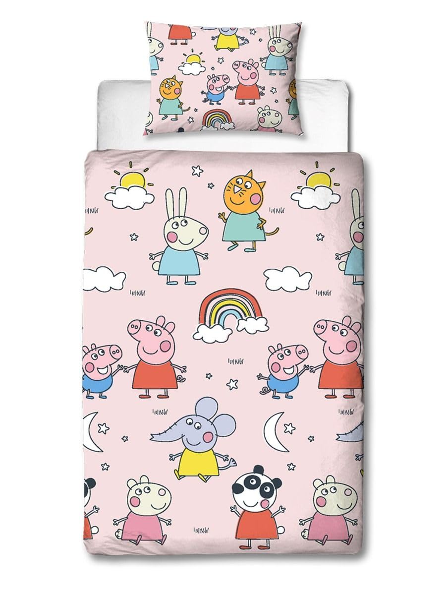 

Комплект одинарного пододеяльника и наволочки Peppa Pig 5270 [Товар]