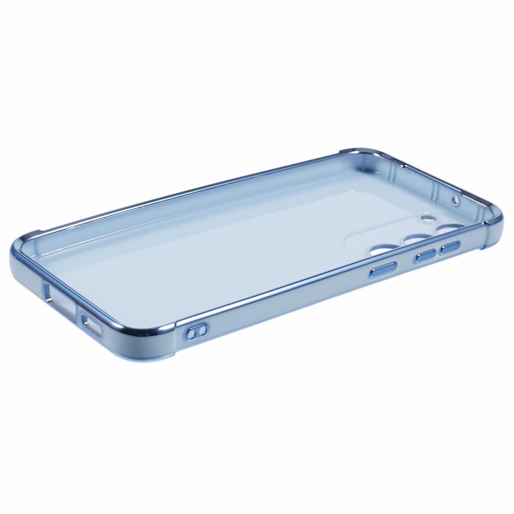For Samsung Galaxy S23 Case Electroplated Frame TPU Soft Phone Cover