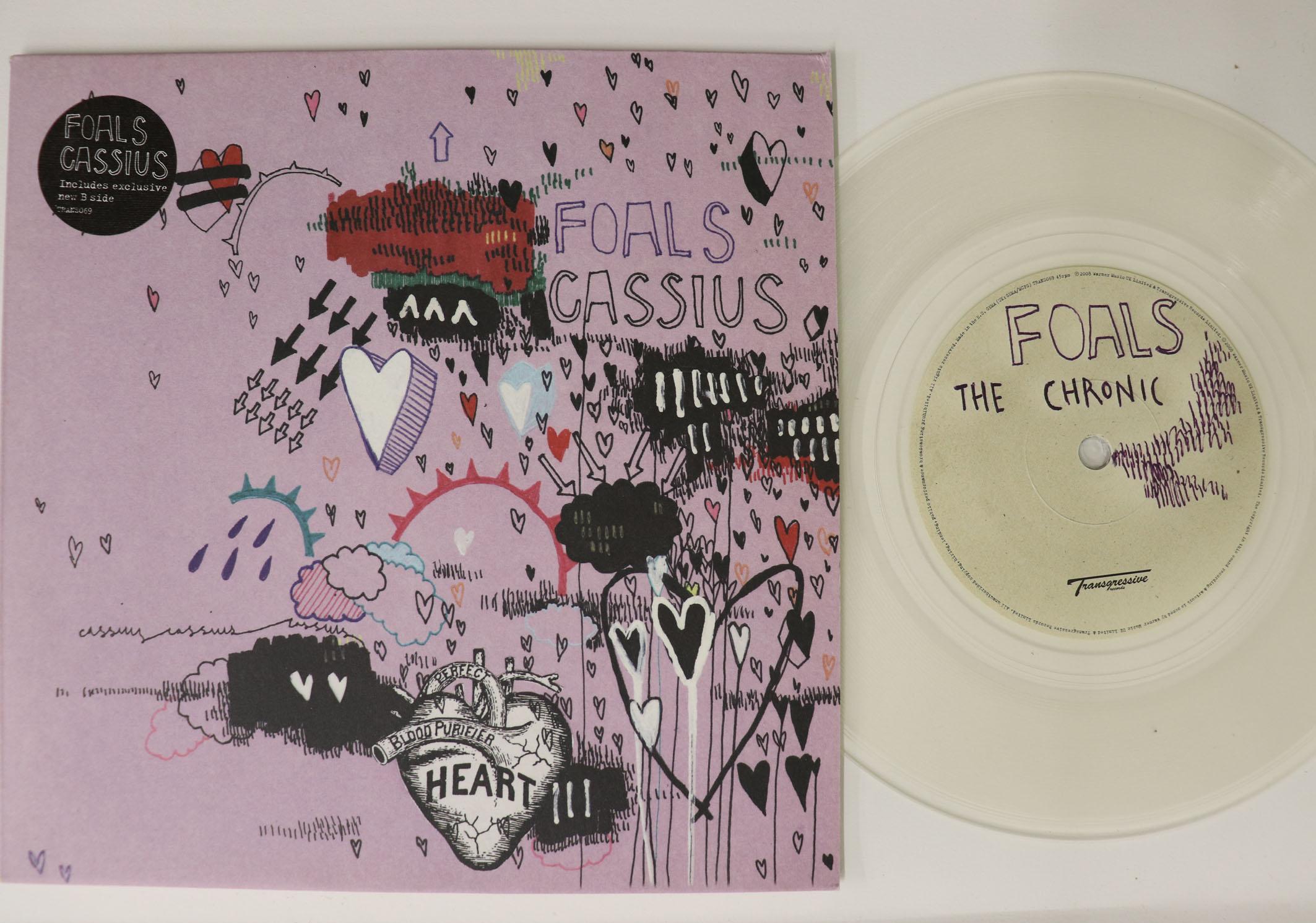 

7inch Record FOALS - Cassius TRANS069 Transgressive R 2008 UK Rock Used