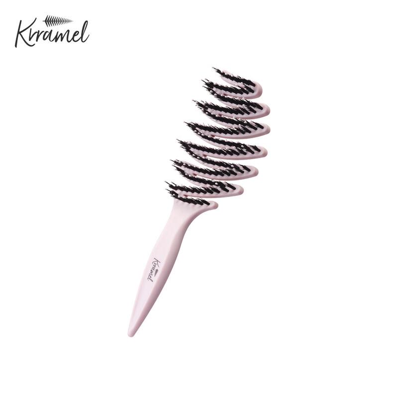 KRRAMEL Boar Bristle Massage Comb Large