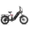 Juliet II Black/White 1500W Motor Power 52V60AH Battery 20 * 4.0-inch Tire Ximano 7-speed Color Instrument Hydraulic Brake Electric Bicycle