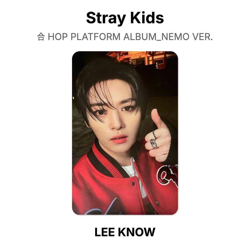Stray Kids HOP PLATFORM ALBUM_NEMO VER. Official Photocard