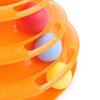 Three Levels Intelligence Toy for Cat Funny Cat Tower Puzzle Candy Color Grind Claws Amusement Ball Training Amusement Plate