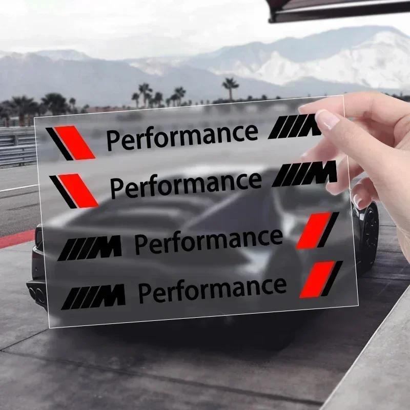 

2025 Hot 4pcs Car Styling Door Handle Stickers Tire Rear View Mirror Decals For BMW E46 E85 E60 F10 E39 F30 E36 F20 E87 E90 E70