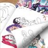 2025 New Hot Sale KPop Demon Hunter Coloring Books Picture Book Peripheral Painting Book Line Drawing Children's Birthday Gift