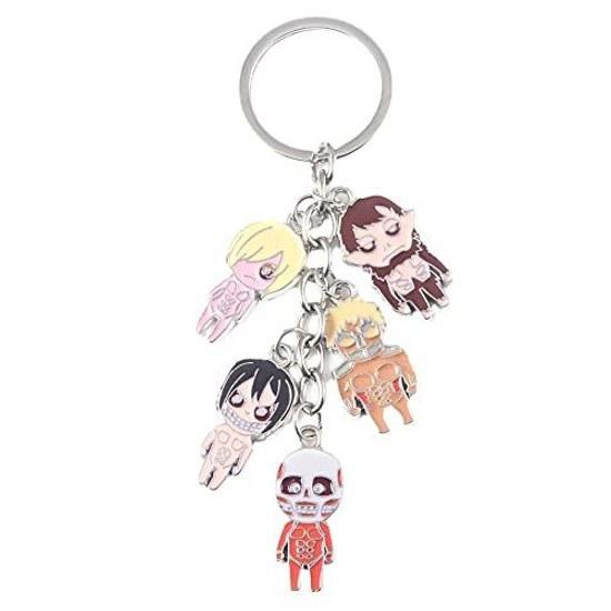 Sizuuenn Five Great Giants Keychain Cosplay Goods School Festival Cultural Halloween Event Props Shooting Memorabilia Gift Fashion