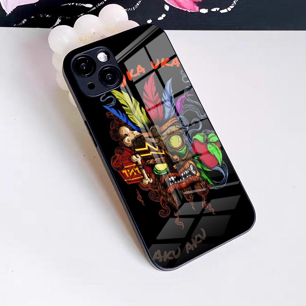 Game Crash B-Bandicoot Phone Case For IPhone 17 Pro Max 16 15 14 Pro Max 13 11 X Xs Xr 8 7Plus Glass Cover