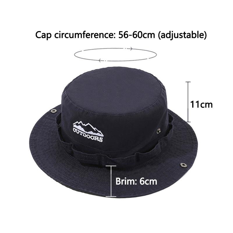 Summer Men Bucket Hat Outdoor UV Protection Wide Brim Breathable Panama Hunting Hiking Caps Fisherman Hats Beach Sunscreen Cap