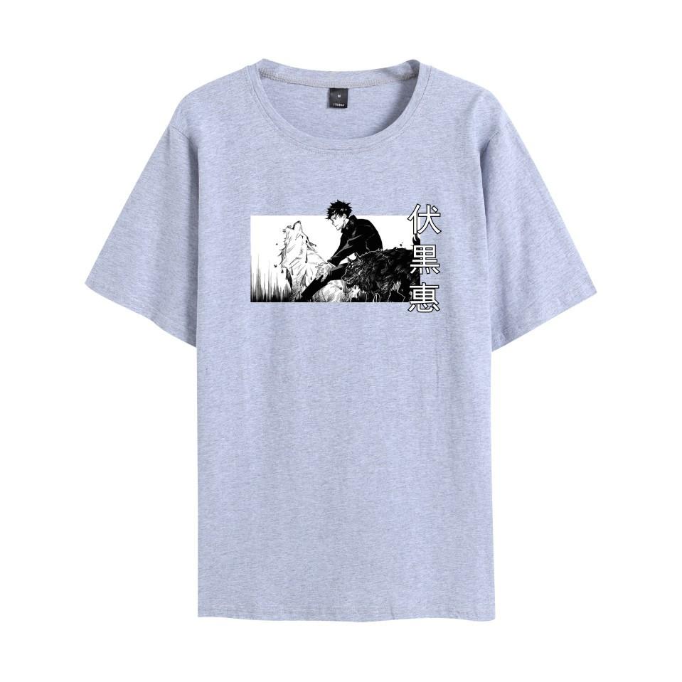 Jujutsu Kaisen Cartoon Tshirt Men Women Print Top Tees Harajuku Tshirts Fashion Summer T-shirt
